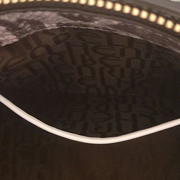 Henri Bendel Carlyle Micro Satchel Bag Snakeskin Print - Picture 13 of 17